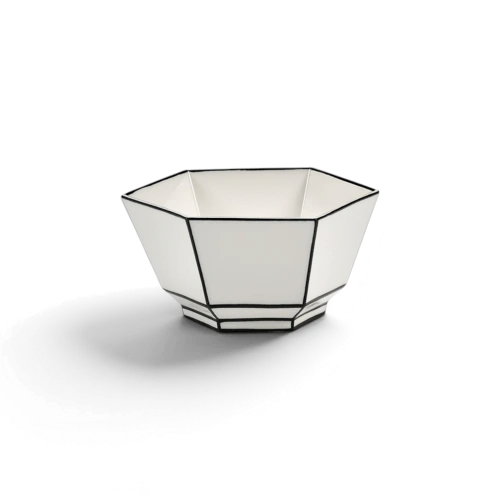 Carte Blanche Folded Porcelain Breakfast Bowl, Set of 2