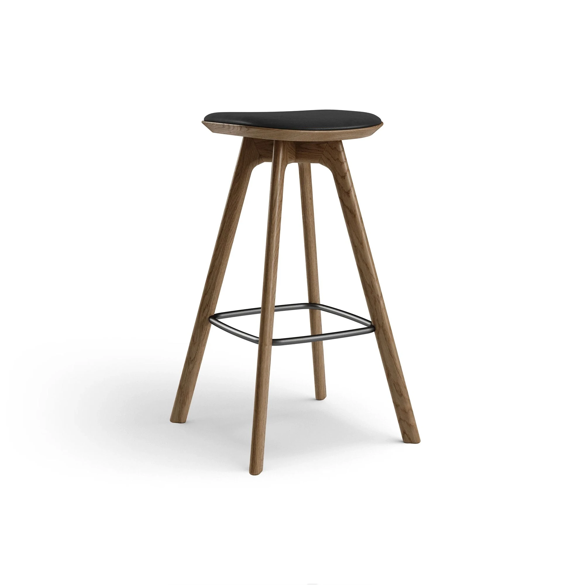  Oiled fumed oak, Black leather / savanne