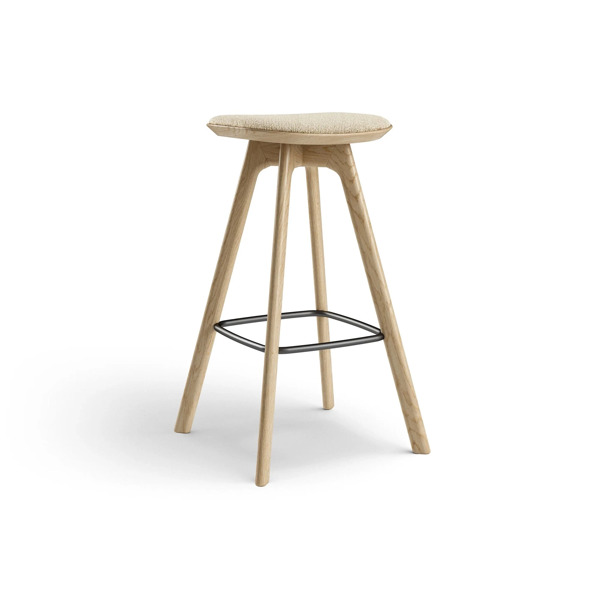  Oiled oak, Cream cotton blend / moss