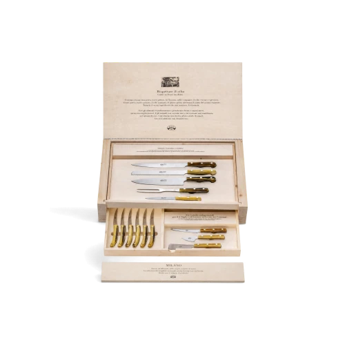 Milan 15-Piece Knife Box Set