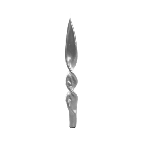 Twist Candle, Sheffield Silver, Set of 2