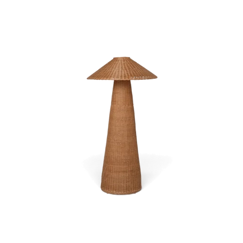 Dou Rattan Floor Lamp