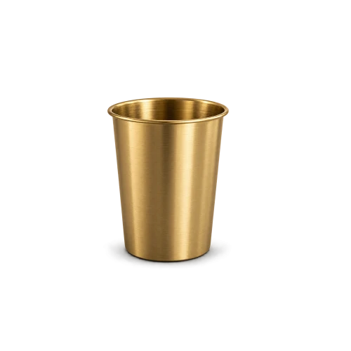 Gold Stainless Steel Cup